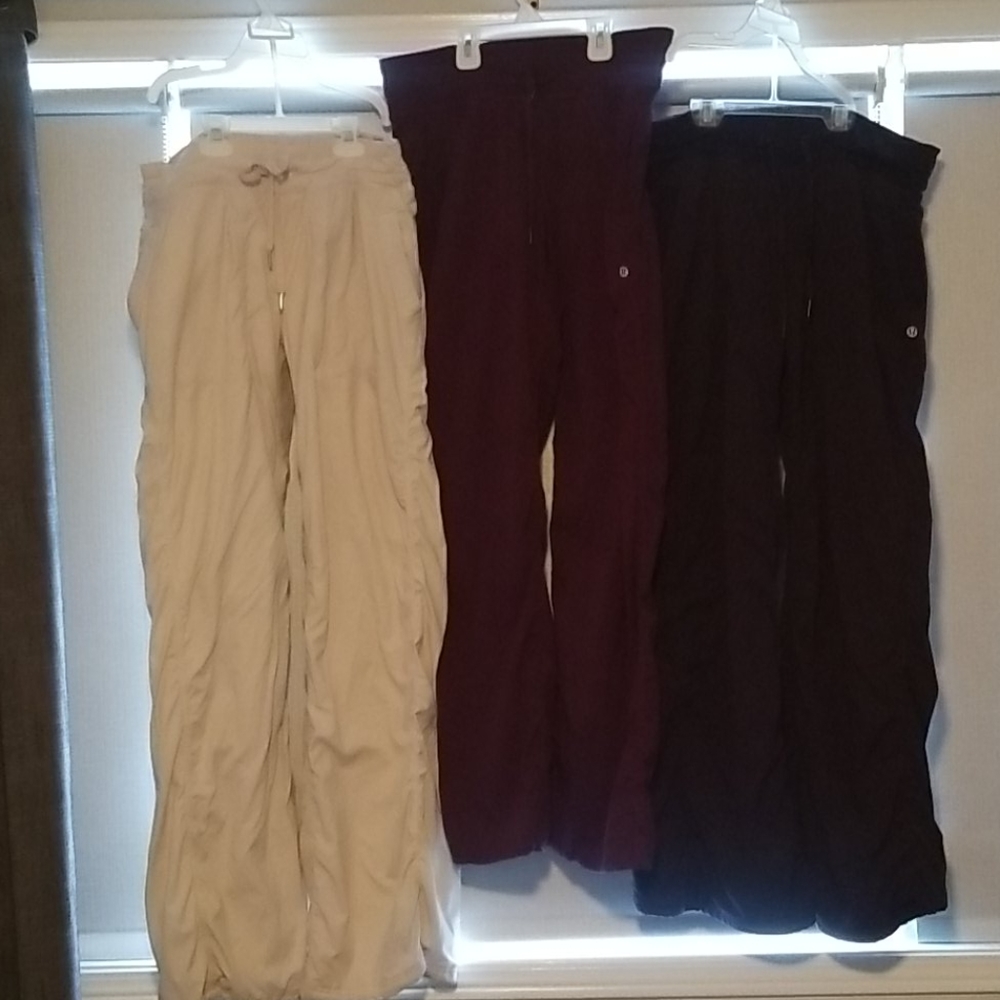 Lot of 3 lululemon studio pants!